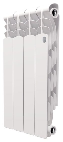 Радиатор Алюминиевый ROYAL Thermo Revolution 4 секции, 500мм/80мм, 171Вт, белый, — купить в Кургане, цены в интернет-магазине «АкваТехника»