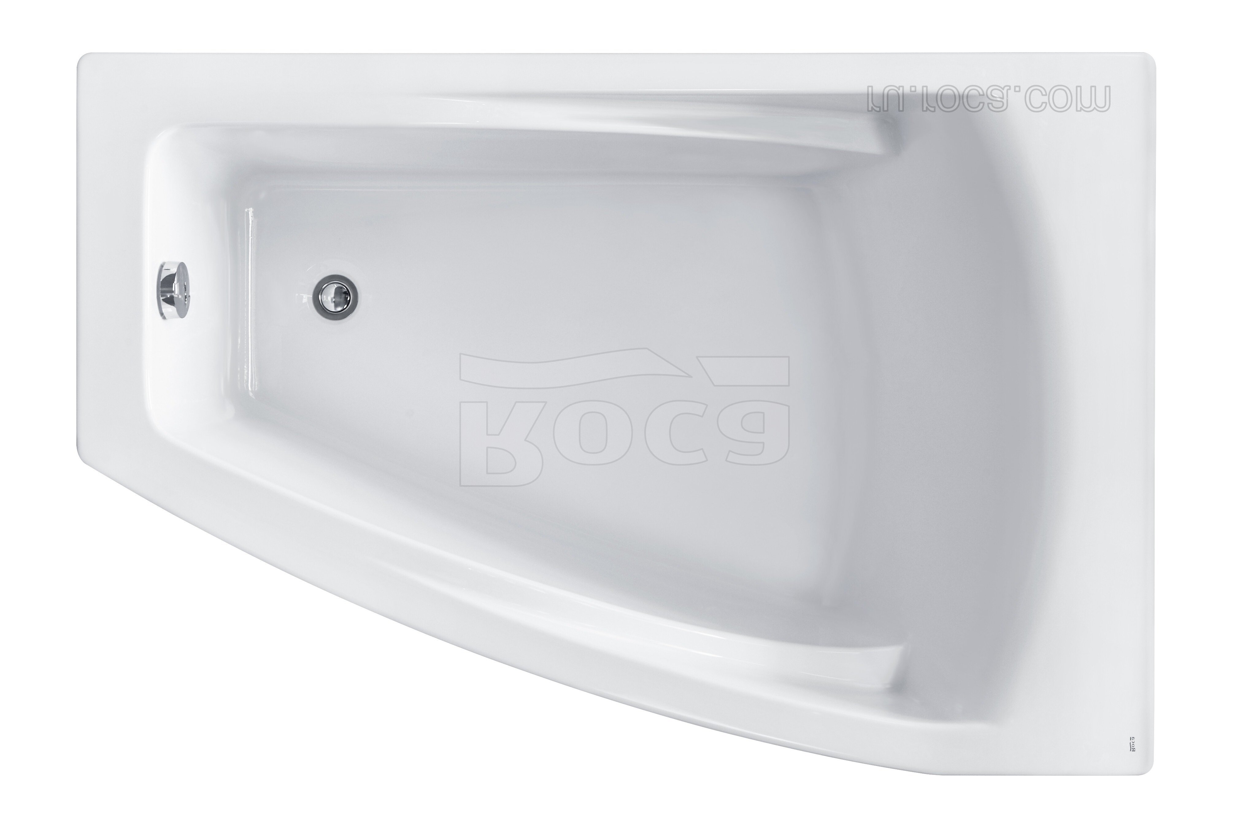 Ванна акриловая ROCA HALL Angular 150*100 правая, бок. панель, комп. монтажный   ZRU93002865 — купить ванну в Кургане, цены в интернет-магазине «АкваТехника»