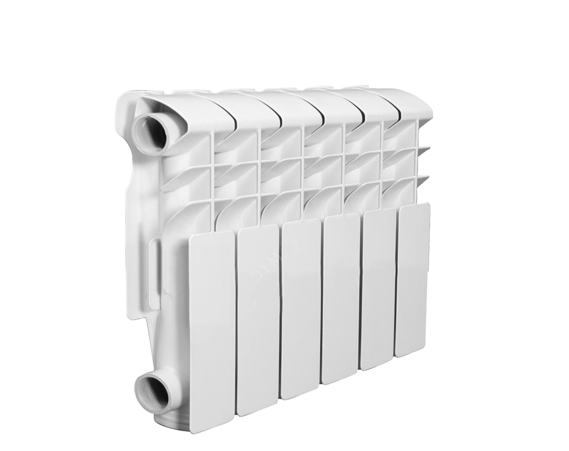 Радиатор Алюминиевый AQUAPROM SH 6 секций, 350мм/80мм, 120Вт, белый, — купить в Кургане, цены в интернет-магазине «АкваТехника»