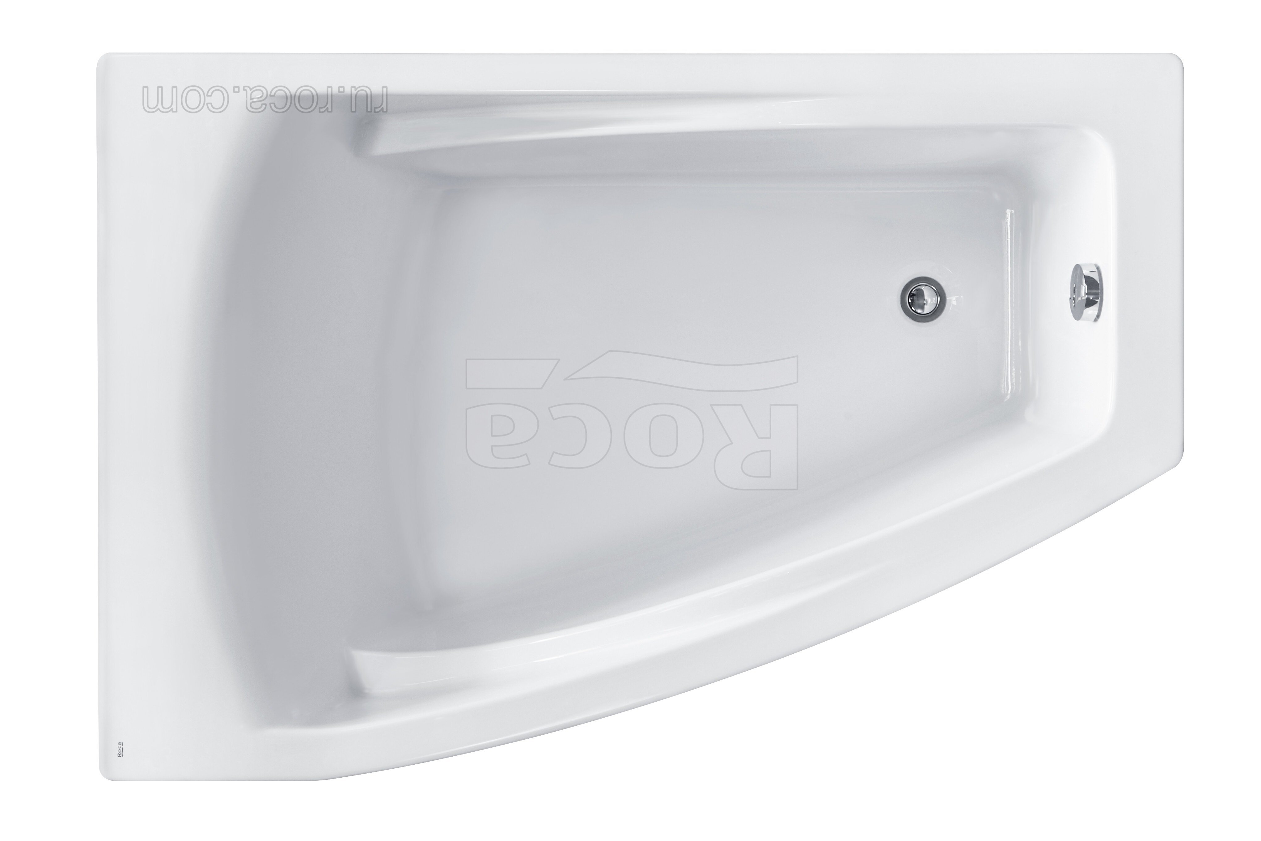 Ванна акриловая ROCA HALL Angular 150*100 левая, бок. панель, комп. монтажный   ZRU93002864 — купить ванну в Кургане, цены в интернет-магазине «АкваТехника»
