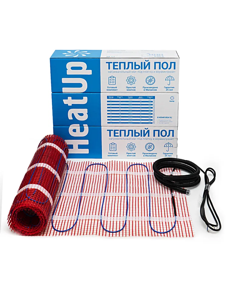 Нагревательный мат HeatUp (2,5 м2) — купить инженерную сантехнику в Кургане, цены в интернет-магазине «АкваТехника»