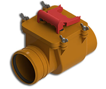 Клапан обратный для ВНУТР. КАН.  110   — купить канализационное оборудование в Кургане, цены в интернет-магазине «АкваТехника»