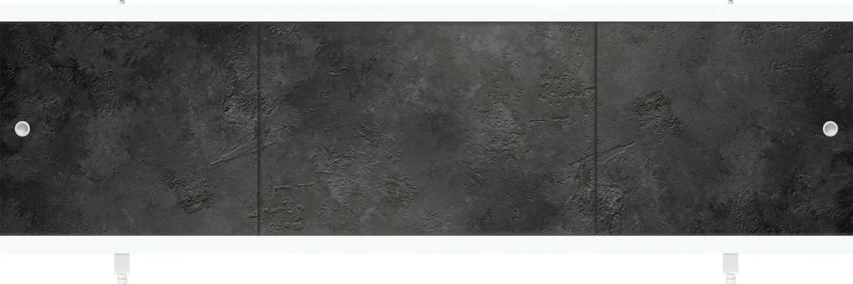 Экран для ванны  Монолит-М 168 камень черный  — купить комплектующие для ванн в Кургане, цены в интернет-магазине «АкваТехника»