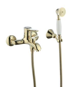 Смеситель для ванны SMART Винтаж SM263503GL  однорычажный, золото — купить смеситель для ванны в Кургане, цены в интернет-магазине «АкваТехника»